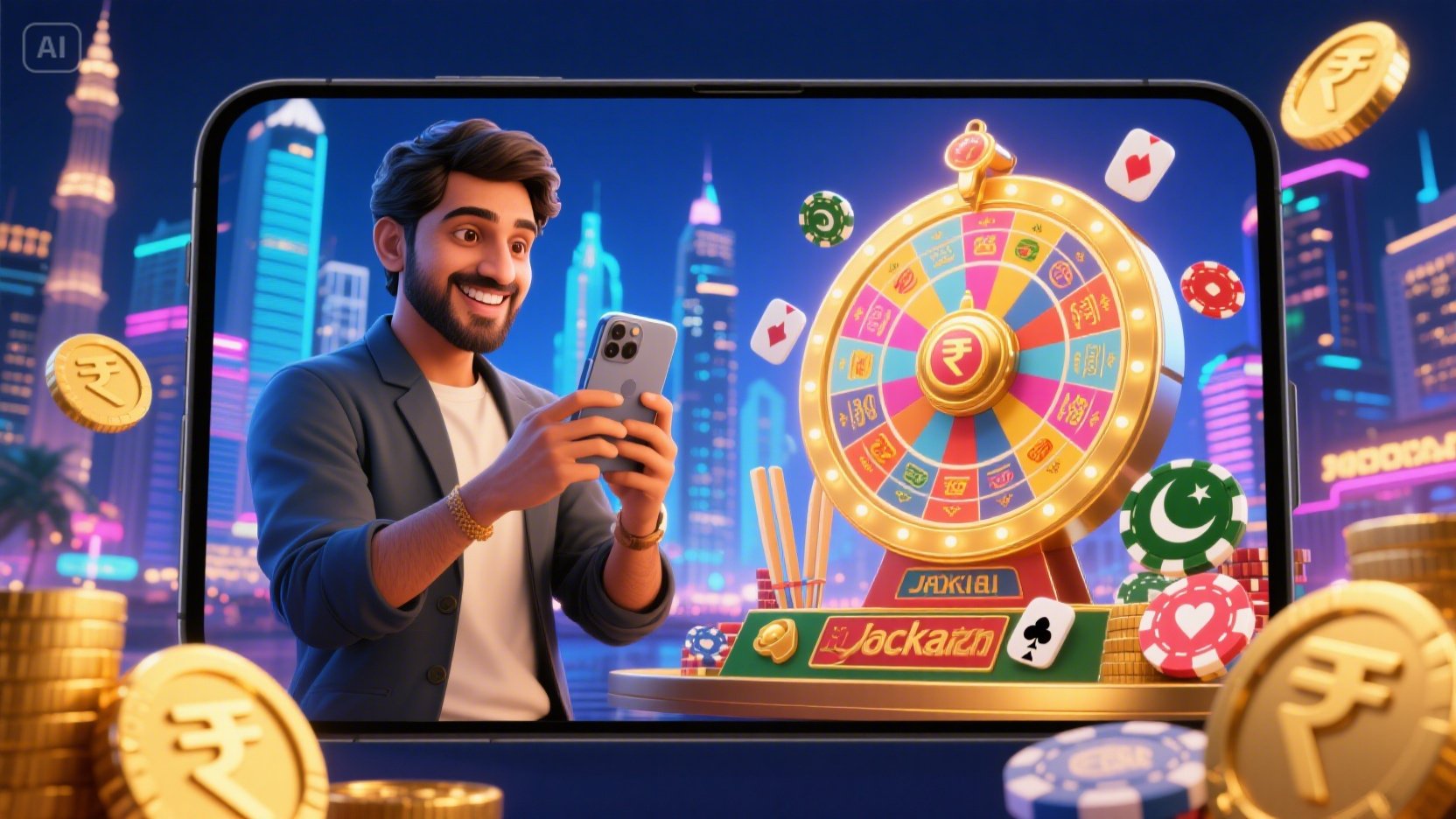 Joker8Deposit today and unlock an amazing 200% first deposit bonus instantly! Pakistani players can enjoy live casino, slot games, and cricket betting with secure PKR payments through JazzCash and Easypaisa anytime, anywhere.